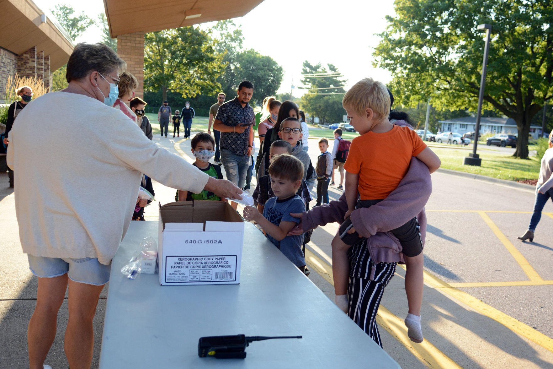 First day of school 2020 in Baraboo